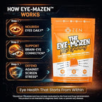 The Eye-Mazen Kids Gummy Eye Vitamins for Vision and Eye Health - Lutein and Zeaxanthin Supplements for Eyes with Omega 3 & Vitamin A - Eye Supplements for Kids