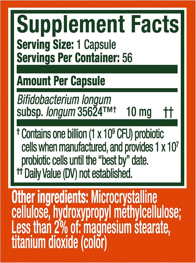 Align Probiotic, 24/7 Digestive Support*§, Probiotics for Women and Men, Probiotics for Digestive Health, Men and Womens Probiotic Capsules Help Relieve Occasional Bloating & Gas*, 56 Capsules