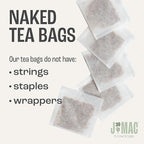 J Mac Botanicals, Organic Lemongrass Tea Bags (50 Count) - Certified by Organic Certifiers, Inc. - Quality Tea From Nile Valley, Egypt, Packaged in the USA