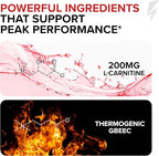 InnoSupps Volcarn 2000 - L-CARNITINE Advanced Energy Liquid | ATP Enhancer with GBEEC | Boosts Energy, Enhances Focus, Caffeine Free, No Artificial Sweeteners | 32 Servings (Candy Peach Rings)