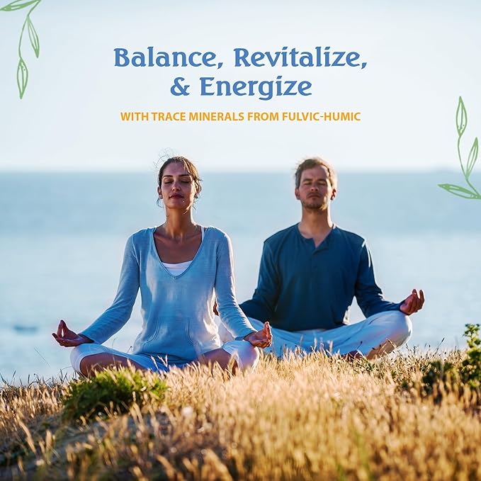Vital Earth Minerals Detox & Wellness Support – Fulvic Humic Mineral Blend with 70+ Trace Minerals, Electrolytes, 14 Single-Serve Packs/Box