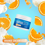 Nello Supercalm Powdered Drink Mix Tub, Cortisol Reducer* and Sleep Aid Supplement, L Theanine, Ksm-66 Ashwagandha, Magnesium Glycinate, Vitamin D 3, No Sugar, Non GMO, 30 Ct, Orange Creamsicle