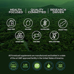 ForestLeaf Beef Organ Supplement - Grass Fed & Pasture Raised - Total Body Wellness & Performance, Organ Complex with 3000mg of Desiccated Beef Liver, Heart, Kidney, Pancreas, Spleen (180 Capsules)