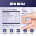 N-Balance 8 - Nerve Support Formula - Nerve Support Supplement with Alpha Lipoic Acid, Benfotiamine and ALA - Nerve Health Supplements for Men & Women, 120 Capsules