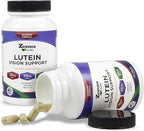 Zenesis Labs Lutein Vision Support - Essential Eye Vitamin - with Bilberry, Beta-Carotene, Zinc, Grapeseed & Other Minerals - 120 Capsules - 60 Day Supply