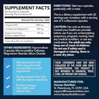 L-Arginine Capsules with L-Citrulline - Nitric Oxide Supplement - L Arginine and L Citrulline Blend - 60 Count - Vegan, Non-GMO Capsules for Performance, Endurance and Muscle Support - 1 Month Supply