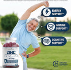 NEW AGE Immune Defense Combo - 2 Pack - Vitamin D3 Gummies 5000 IU 125mcg & High Potency Zinc Gummies, Immune Booster 120 Count