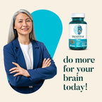 NEURIVA Plus Brain Supplement for Memory and Focus Clinically Tested Nootropics for Concentration for Mental Clarity, Cognitive Enhancement Vitamins B6, B12, Phosphatidylserine 30 Capsules