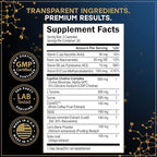 CogniLock Nootropic Brain Supplements for Memory and Focus - Cognitive Supplement for Men, Women & Seniors - Brain Fog Vitamins w/Lion’s Mane, Alpha GPC, Citicoline, CognatiQ™ Coffee Fruit - 60 Pills