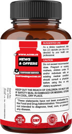 agobi Saw Palmetto Supplement with Maca Root - High Extract Support for Hair Health, Restful Mood & Energy Support - 150 Veggie Capsules