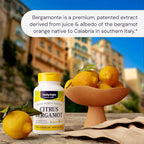 Healthy Origins Citrus Bergamot 500 mg, Bergamonte® Patented Extract, 38% Polyphenols, Cardiovascular & Metabolic Support, Third-Party Tested,120 Veggie Capsules*