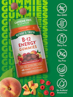 Nature's Truth Vitamin B Complex Gummies | 48 Count | with B-Vitamins, L-Carnitine & Ashwagandha | Vegan, Non-GMO & Gluten Free Supplement