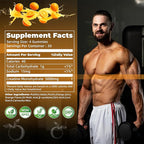 Nutravita Creatine Monohydrate Gummies for Men & Women-5g of Creatine Monohydrate per Serving - Sugar Free,Vegan, Orange Flavor, 120 Count