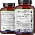 Zazzee High Strength Grape Seed 50:1 Extract, 120 Vegan Capsules, 95% Polyphenols, 400 mg per Capsule, 4 Month Supply, Antioxidant, Circulation & Blood Flow Support, Non-GMO, Made in the USA
