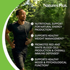 NaturesPlus Vitamin B12 500 mcg - 90 Tablets - Energy & Immune Health Support - Gluten Free, Vegetarian - 90 Servings