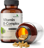 Futurebiotics Vitamin B Complex with Vitamin C Supports Energy Production, Nervous System & Immune Support - Non-GMO, 120 Vegetarian Capsules