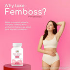 Women's Probiotic with Cranberry - 7.5 B CFUs for Vaginal & Gut Microbiome Support - 90 Vegan Capsules, Gluten Free