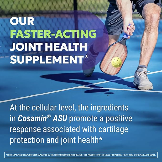 Nutramax Laboratories Cosamin® ASU Joint Health Supplement with Glucosamine, Chondroitin & ASU for Adult Men & Women, Joint Supplement, 90 Capsules
