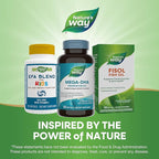 Nature's Way Mega-DHA Premium Fish Oil, Supports Eye and Brain Function*, Omega-3, EPA DHA Omega 3 Supplement, 2,000 mg Fish Oil per 2-Softgel Serving, 60 Softgels (Packaging May Vary)
