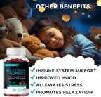 BionerLab Melatonin Gummies (30mg) Enhanced with L-theanine & Vitamin B6 for Adult Women Men - Extra Strength Chewables Calm Gummy - Gluten Free