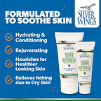 Natural Path Silver Wings 200ppm Silver with Aloe Vera Gel and Tea Tree Oil - Soothing Skin Care - 0.75 oz