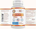 Genex Formulas Quercetin 500mg -60 Capsules for 60 Day Supply - Supplement for Immune Support, Antioxidant and Allergy Protection, Non-GMO, Gluten-Free