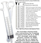 SSKI Iodine Potassium Iodide Solutions Mixing Kit Includes Necessary Tools and pre-Measured Dietary Supplement Potassium Iodide Crystals. Just add Distilled Water.