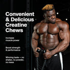 MuscleTech | Creatine Chews | Creapure Monohydrate Supplement for Muscle Recovery, Muscle Builder & Energy Boost | Pre Workout Supplement for Men & Women | Citrus Birst | 90 chewable Tablets