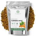 Organic Turmeric Root 4 oz (113g), USDA Certified Organic Dried Turmeric Root Herb Tea, Tumeric, Cut and Sifted