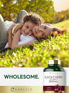 Carlyle Black Cherry Extract Concentrate | 240 Capsules | Non-GMO and Gluten Free Formula | Prunus Serotina Supplement