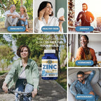 Vykee Nutrition Zinc – Daily Wellness Supplement | Nourish Your Skin for a Radiant Glow | Immune Support & Enhance Digestion | 90 Capsules