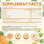 Pumpkin Seed Oil with Saw Palmetto - Cold-Pressed Softgels for Hair Growth & Prostate Support - Organic Supplement for Men & Women, Non-GMO, 300 Softgels