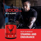 Bucked Up Pre Workout 6 Grams Citrulline, 2 Grams Beta Alanine, and 3 Other Registered trademarked Ingredients (Grape)