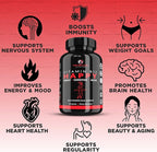 THE ENCLARE NUTRITION Vitamin B12 - Vitamin B Complex with Vitamin C, Biotin, Inositol, Folic Acid, B Vitamins, B1, B2, B3, B4, B5, B6, B7, B8, B9. Brain, Heart, Immune Support, Energy Supplements (1)