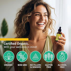 (4 Pack) Organic Vitamin D3 K2 Drops with MCT Oil Omega 3, Maximum Strength Vitamin D Liquid 5000 IU, No Fillers, Non-GMO Liquid D3 for Faster Absorption and Immune Support (Pineapple, 4 Fl Oz)