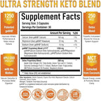 Purely Optimal Keto BHB & Apple Cider Vinegar Capsules - Exogenous Ketones Supplement with The Mother for Ketosis Support, Healthy Lifestyle & Overall Well-Being - 90 Capsules
