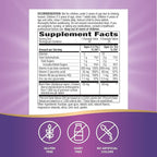 Nature's Way Sambucus Elderberry Immune Chewable for Kids, Ages 2+, Immune Support*, Vitamin C, Zinc, with Superfood Antioxidants(1), Gluten Free, 40 Chewable Tablets (Packaging May Vary)