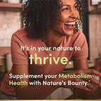 Nature's Bounty Advanced Metabolism Booster, Helps Support Healthy Metabolism & Fat Loss, 60 Capsules