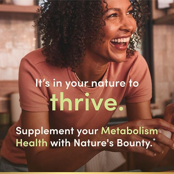 Nature's Bounty Advanced Metabolism Booster, Helps Support Healthy Metabolism & Fat Loss, 60 Capsules