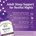 21st Century, Melatonin Quick Dissolve Tablets 10 mg, White, Cherry, 120 Count