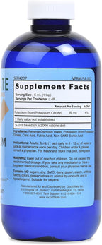 Good State-Liquid Ionic Minerals Potassium (48 Days At 99mg. Plus 2 mg Fulvic Acid)