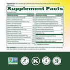 MegaFood Kids One Daily Multivitamin - Convenient Mini Multivitamin for Kids - with Zinc, Vitamins C, B & D - Vegetarian, Gluten Free, Non GMO - 60 Tablets, 60 Servings