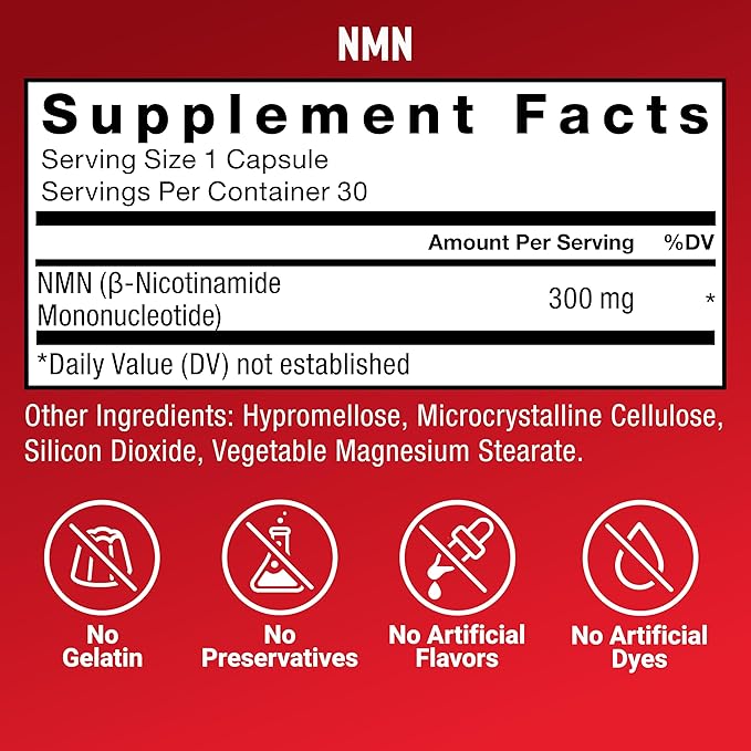 Force Factor NMN Supplement, NAD+ (NMN or Nicotinamide Riboside Alternative) with Resveratrol, Astaxanthin, Spermidine & Luteolin Complex, NAD to Support Cellular Health & Healthy Aging, 60 Capsules