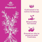 ORGANIC INDIA Shatavari Herbal Supplement - Supports Hormonal Balance, Immune and Inflammatory Response, Vegan, Gluten-Free, USDA Organic, Supports Reproductive Health - 90 Capsules