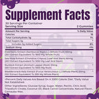 TrueSeaMoss Sea Moss Elderberry Gummies for Adults & Kids – with Burdock Root, Bladderwrack – 60 Gummies (Pouch May Vary)