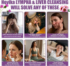 Liposomal Lymphatic Drainage Drops, 26 in 1 Liver Cleanse Detox & Repair with Milk Thistle, Echinacea, Glutathione, Vitamins, Lymph-Liver Cleanse, Gut & Metabolic Health - Natural Flavor 4 Fl Oz