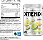 Xtend Original BCAA Powder, 7g BCAAs and 2.5g L-Glutamine for Muscle Recovery Hydration and Lean Muscle, Sugar Free Intra and Post Workout Drink with Electrolytes, Lemon Lime Squeeze, 30 Servings