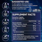 Clinically Studied – Premium High Absorption Magnesium Sleep Supplement – Magnesium L-Threonate L-Theanine Apigenin – Sleep & Stress Support – Third Party Tested – Made in USA – Gluten Free