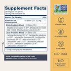 Renew Life Women's Probiotic Capsules, 50 Billion CFU Guaranteed, Supports pH Balance, Vaginal, Urinary, Digestive and Immune Health(2), L. Rhamnosus GG, Dairy, Soy and Gluten-Free, 60 Count