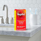 MegaRed - Omega-3 Krill Oil 350mg Softgels (130 Count in A Bottle), EPA & DHA Omega-3 Fatty Acids with No Fishy Aftertaste Unlike Fish Oil, Contains Antioxidant Astaxanthin